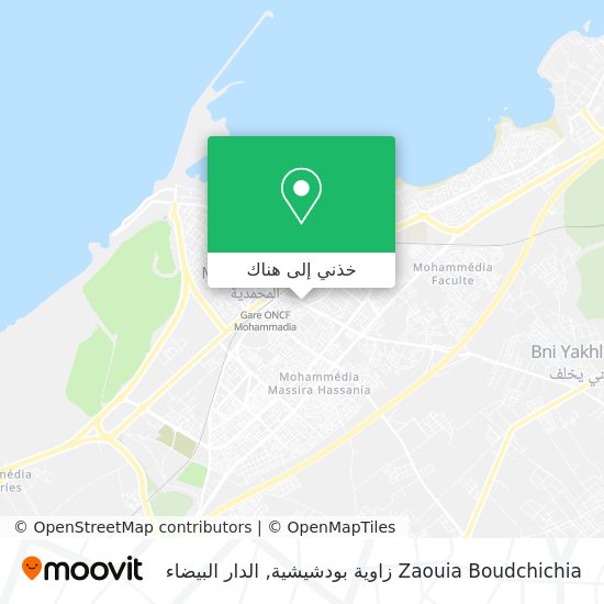 خريطة Zaouia Boudchichia زاوية بودشيشية