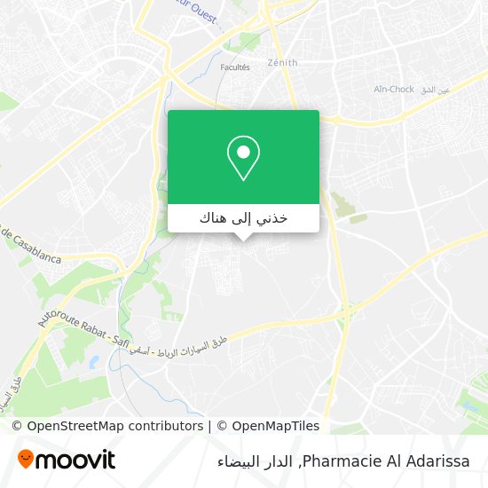 خريطة Pharmacie Al Adarissa
