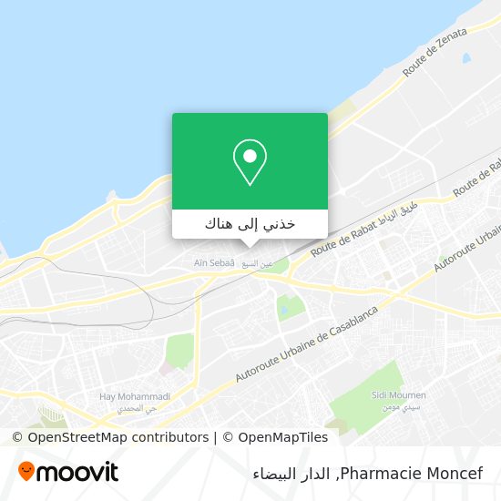 خريطة Pharmacie Moncef