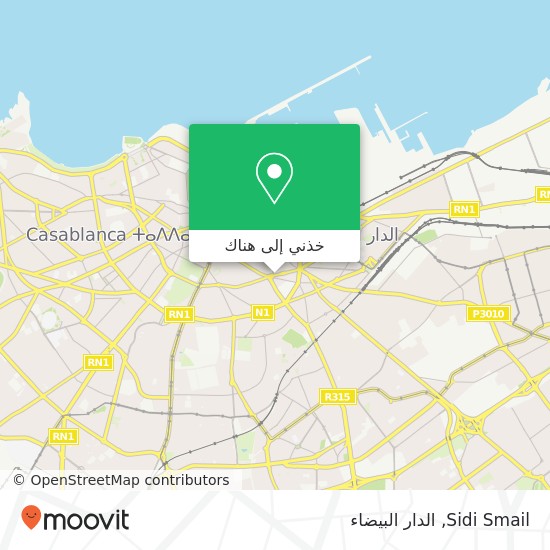 خريطة Sidi Smail