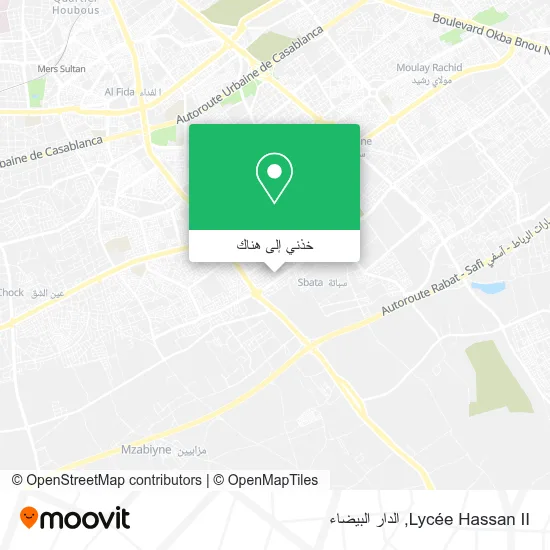 خريطة Lycée Hassan II