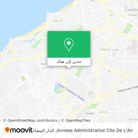 خريطة Annexe Administrative Cite De L'Air