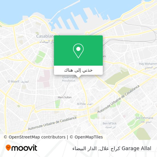 خريطة Garage Allal كراج علال