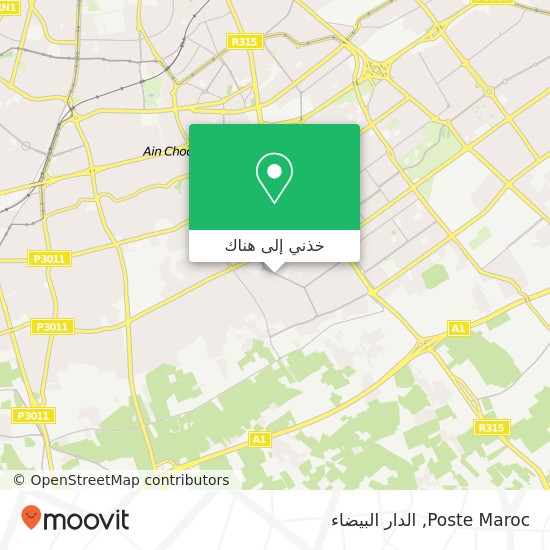 خريطة Poste Maroc