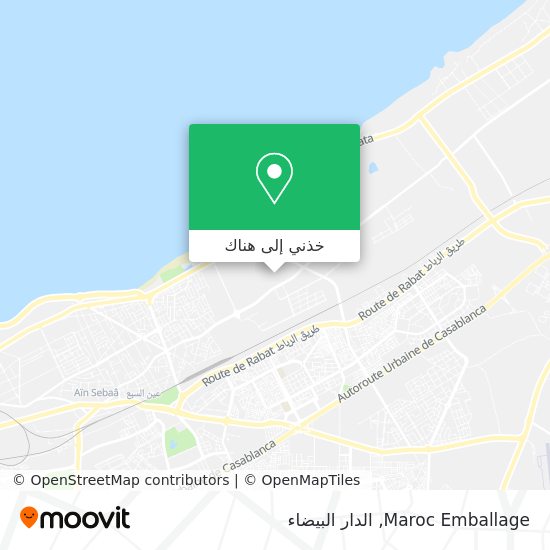 خريطة Maroc Emballage