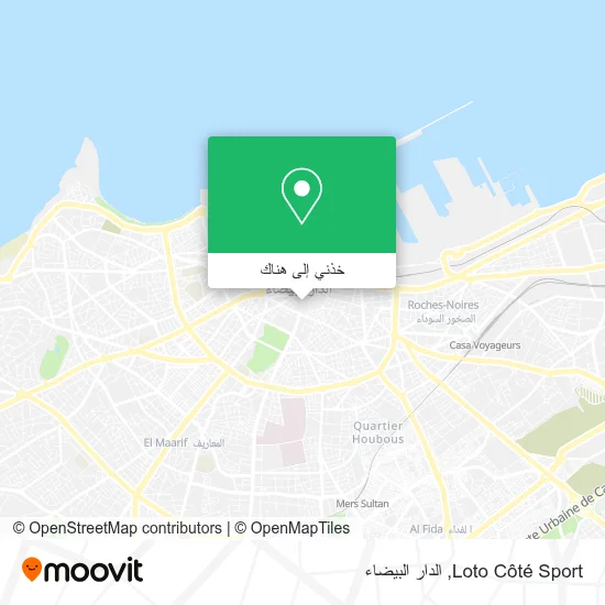 خريطة Loto Côté Sport