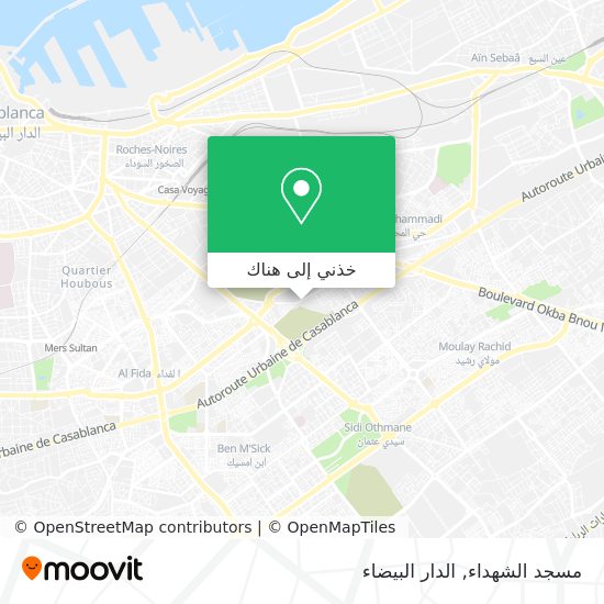 خريطة مسجد الشهداء