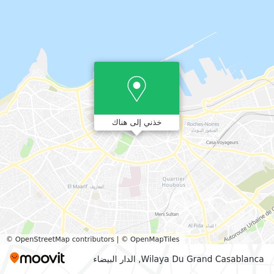 خريطة Wilaya Du Grand Casablanca