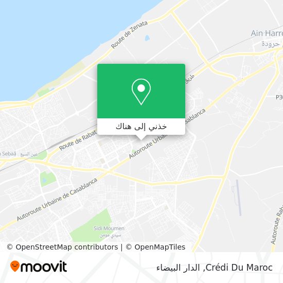 خريطة Crédi Du Maroc