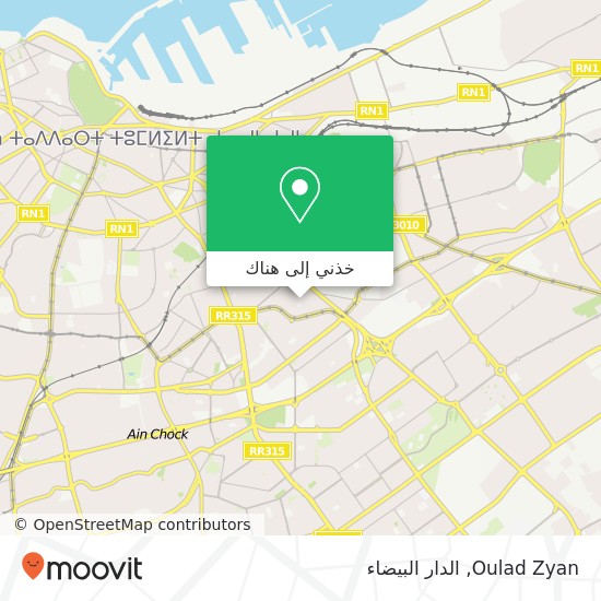 خريطة Oulad Zyan