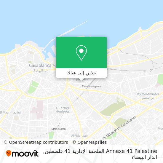 خريطة Annexe 41 Palestine الملحقة الإدارية 41 فلسطين