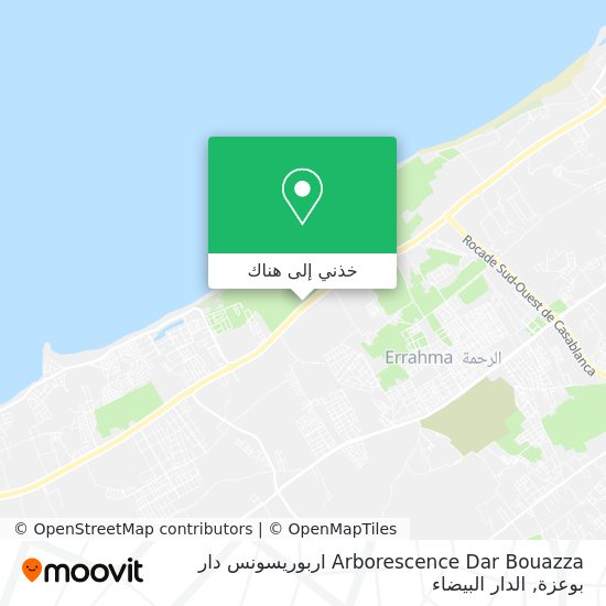 خريطة Arborescence Dar Bouazza اربوريسونس دار بوعزة