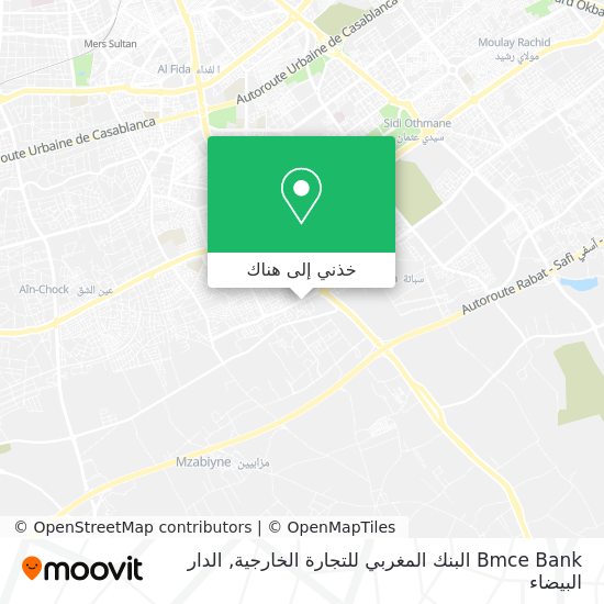 خريطة Bmce Bank البنك المغربي للتجارة الخارجية