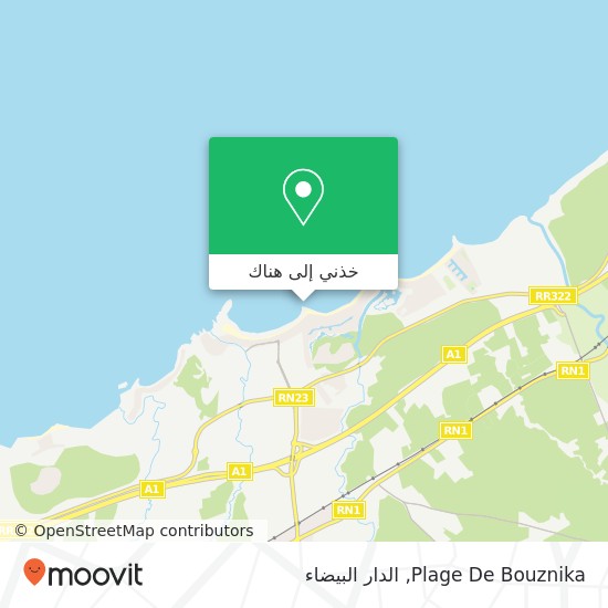 خريطة Plage De Bouznika