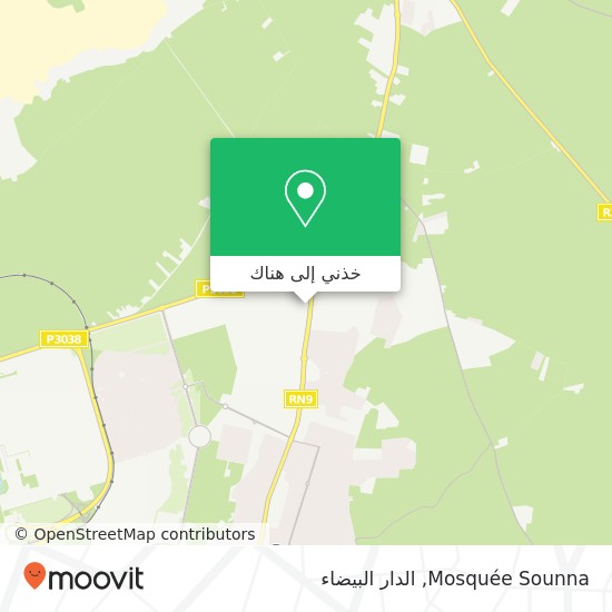 خريطة Mosquée Sounna
