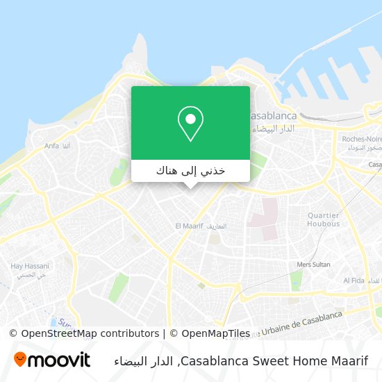 خريطة Casablanca Sweet Home Maarif