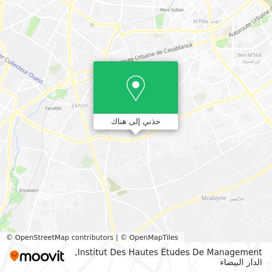 خريطة Institut Des Hautes Études De Management