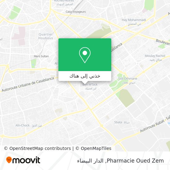 خريطة Pharmacie Oued Zem