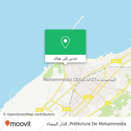 خريطة Préfecture De Mohammedia