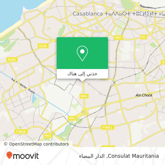 خريطة Consulat Mauritania