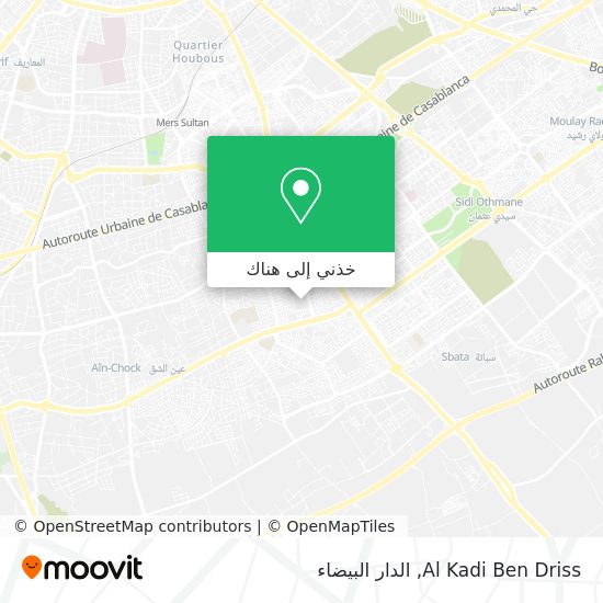 خريطة Al Kadi Ben Driss