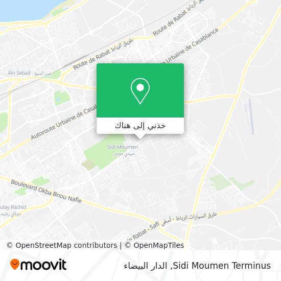 خريطة Sidi Moumen Terminus