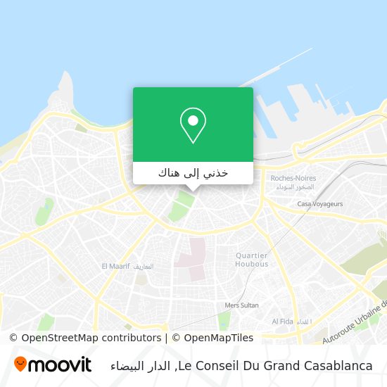 خريطة Le Conseil Du Grand Casablanca