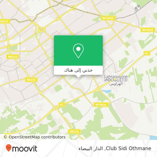خريطة Club Sidi Othmane