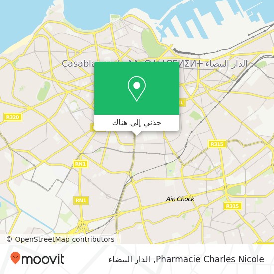 خريطة Pharmacie Charles Nicole