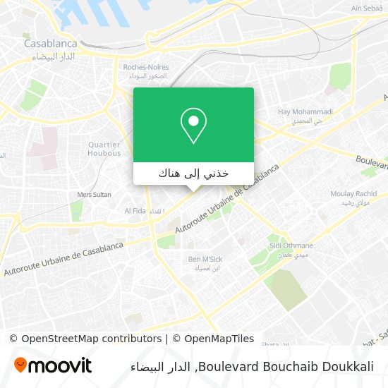 خريطة Boulevard Bouchaib Doukkali