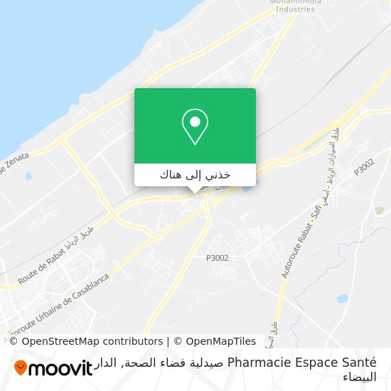 خريطة Pharmacie Espace Santé صيدلية فضاء الصحة
