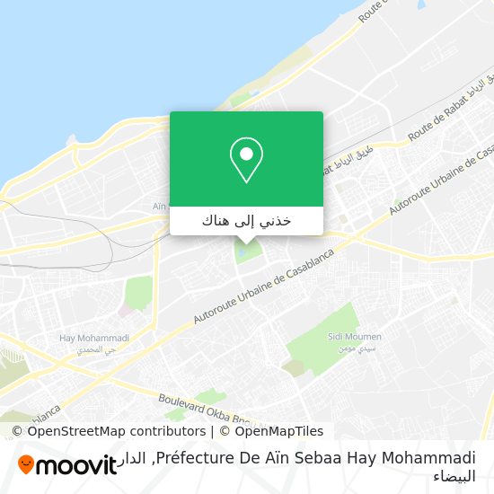 خريطة Préfecture De Aïn Sebaa Hay Mohammadi