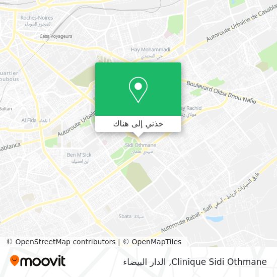 خريطة Clinique Sidi Othmane