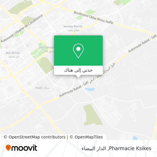 خريطة Pharmacie Ksikes
