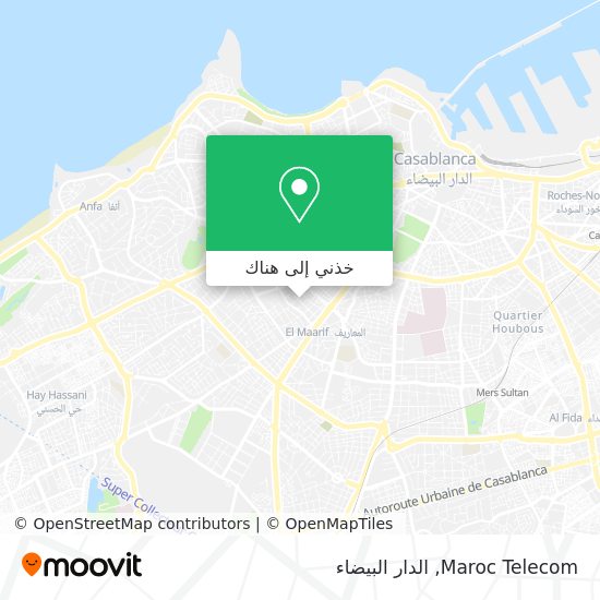 خريطة Maroc Telecom