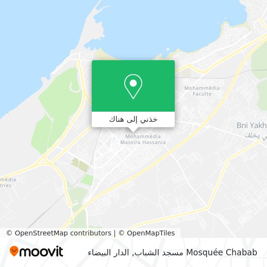 خريطة Mosquée Chabab مسجد الشباب