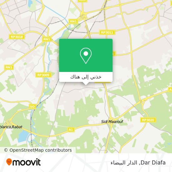 خريطة Dar Diafa