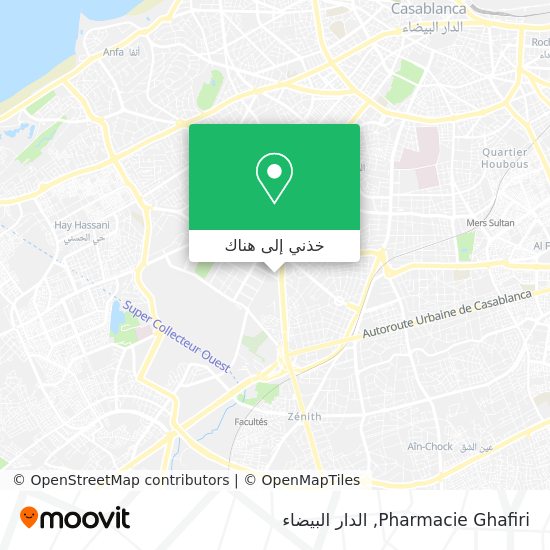 خريطة Pharmacie Ghafiri