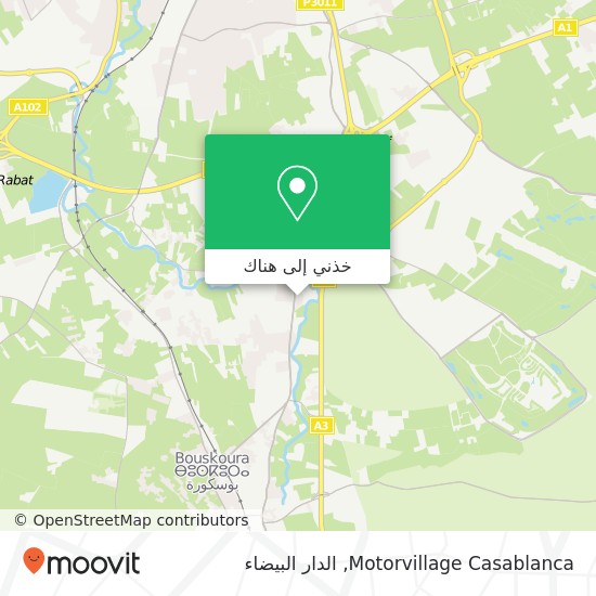 خريطة Motorvillage Casablanca
