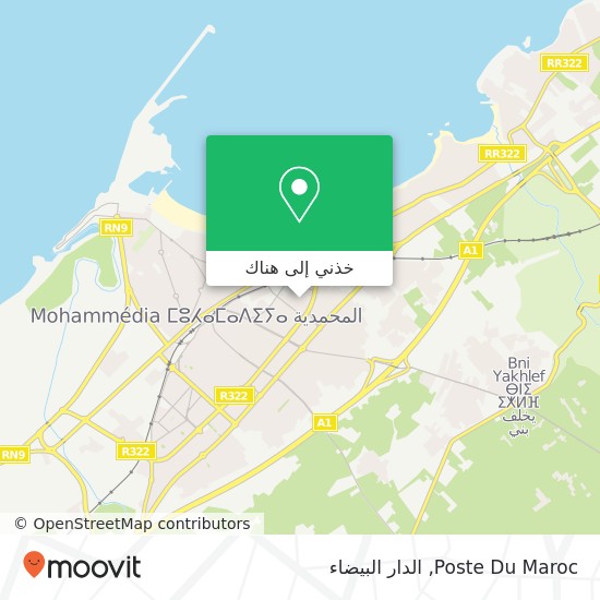 خريطة Poste Du Maroc