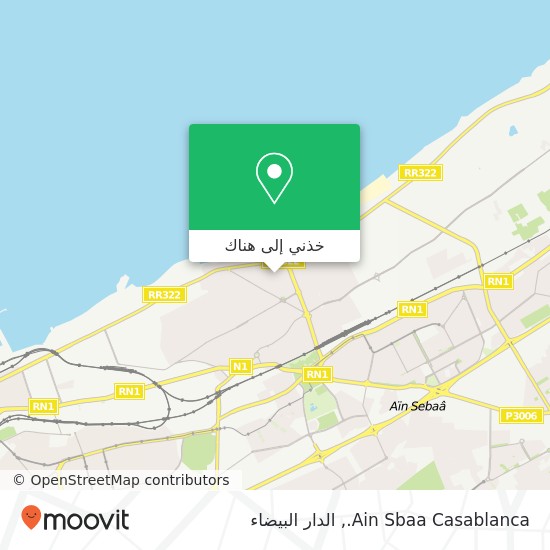 خريطة Ain Sbaa Casablanca.