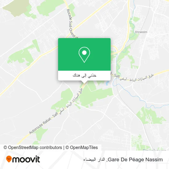 خريطة Gare De Péage Nassim