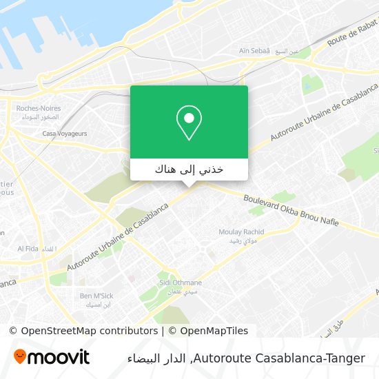 خريطة Autoroute Casablanca-Tanger