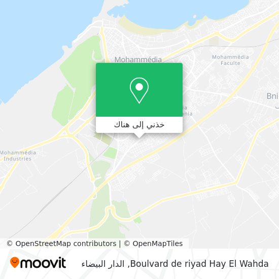 خريطة Boulvard de riyad Hay El Wahda