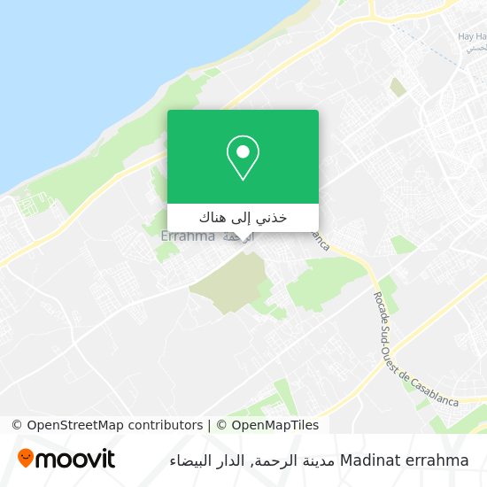 خريطة Madinat errahma   مدينة الرحمة