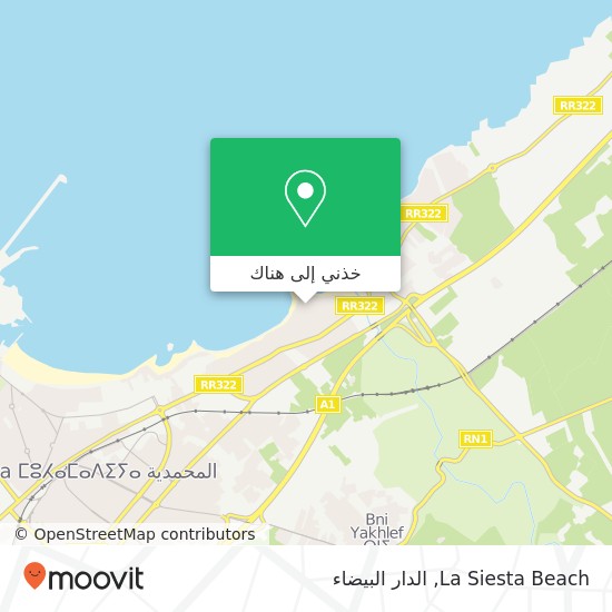 خريطة La Siesta Beach