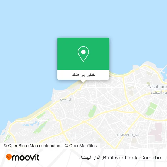 خريطة Boulevard de la Corniche