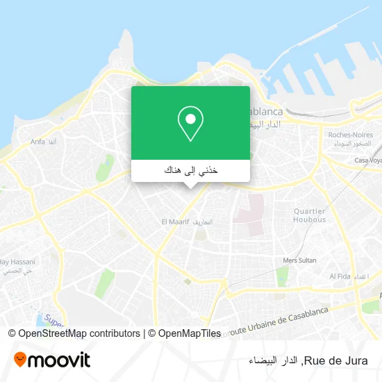 خريطة Rue de Jura
