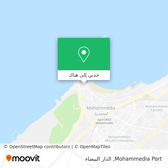 خريطة Mohammedia Port