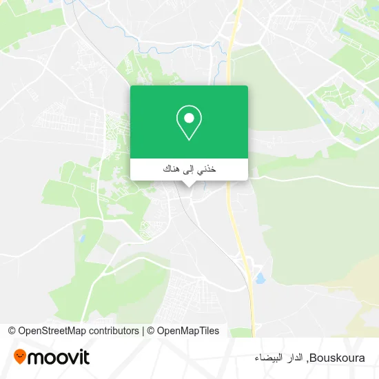 خريطة Bouskoura